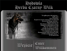Tablet Screenshot of herbuczarnywilk.pl